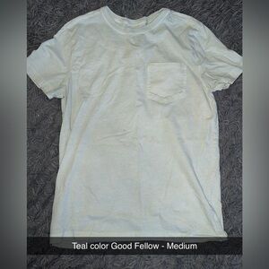 Goodfellow & Co Men's Light Teal Short Sleeve Tee